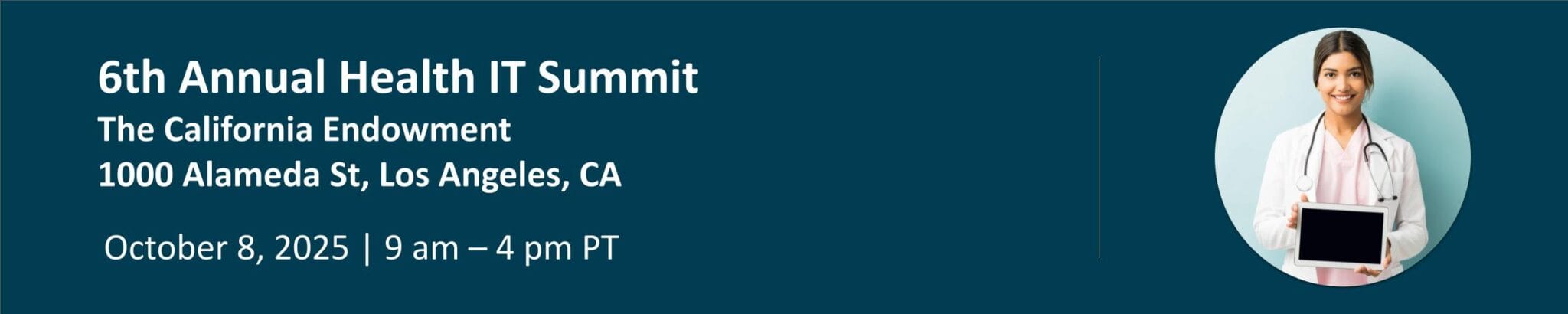 6th Annual Health IT Summit.