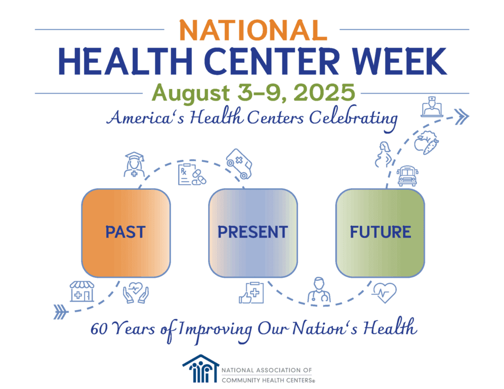 National Health Center Week 2025 takes place August 3-9. 