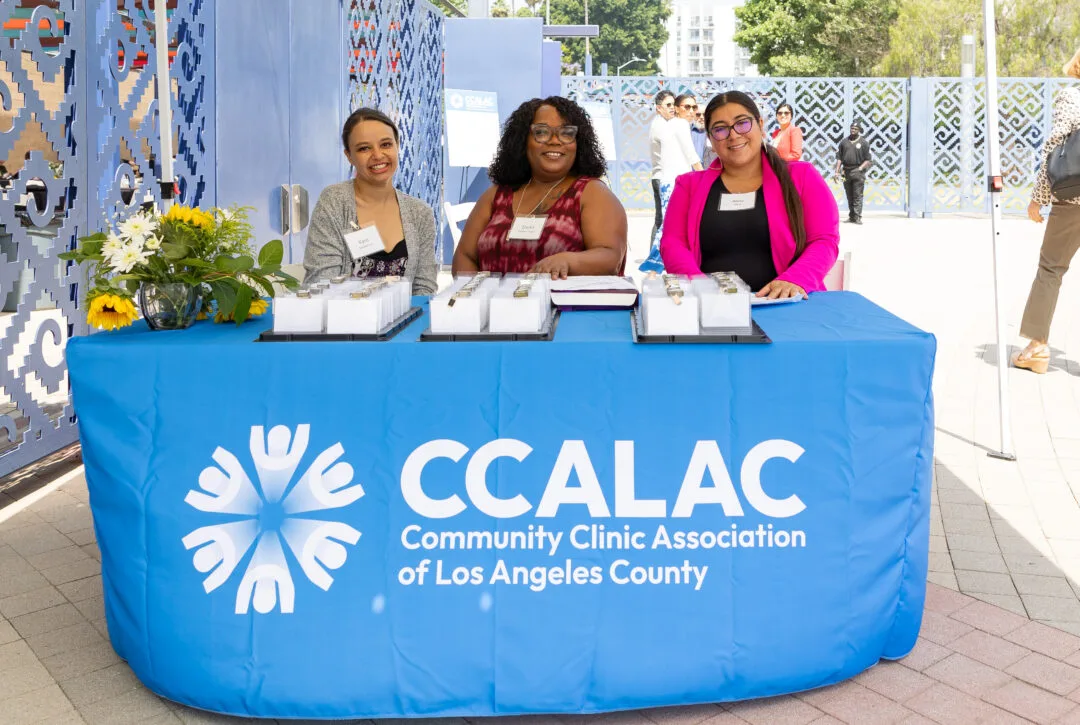 CCALAC staff at an event.